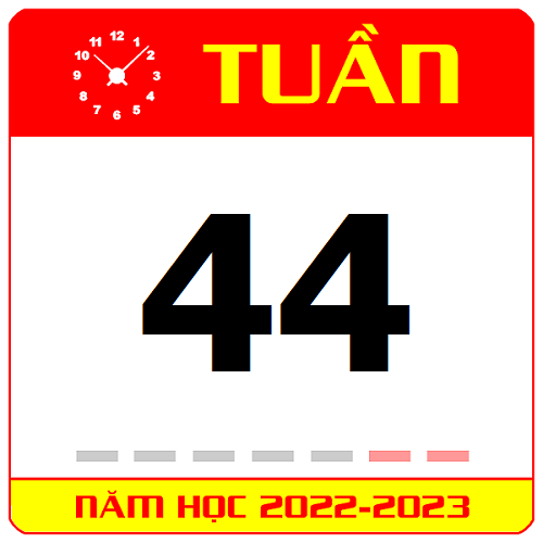 TKB Tuần 44 (từ 29/05 đến 04/06, năm học 2022-2023)