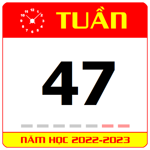 TKB Tuần 47 (từ 19/06 đến 25/06, năm học 2022-2023)